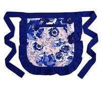 Ragged Rose Tilly Tea Apron, Cotton, Blue, M-L