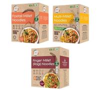 Ragi & Foxtail Noodles, 384g each|Tastemaker Inside | No Maida, MSG or Refined Oil|Rich in Calcium, Protein & Fiber| Healthy Instant Noodles