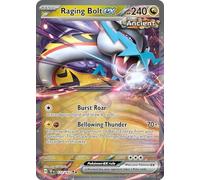 Raging Bolt ex 123/162 Double Rare Pokemon Card (SV Temporal Forces) + 1x TitanCards® Toploader