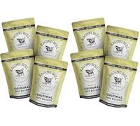 Raging Bull 1kg Original Beef Biltong - 4 x 250g Pack - High Protein Snacks - Grass Fed Beef Biltong - Low Carb Keto Snacks - MSG Free Carnivore Snacks - Natural Meat Low Calorie Snacks (Pack of 2)