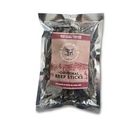 Raging Bull Beef Snap Sticks - 250g - Authentic South African Snap Stick - High Protein Snacks - Grass Fed Beef Biltong Stick - Dried Meat Beef Bar Stick - Low Carb Natural Carnivore Meat Snack