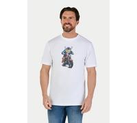 Raging Bull Men's Biker Bull T-Shirt in White | Size: Large raging bull White L