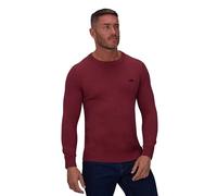 Raging Bull Men's Classic Crew Neck Knit in Dark Red | Size: 3XL raging bull Dark Red 3XL