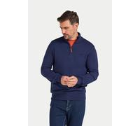 Raging Bull Men's Classic Quarter Zip Cotton/Cashmere Knit in Navy | Size: 2XL raging bull Navy 2XL