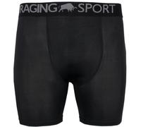 Raging Bull Mens Compression Shorts - Black - XXL - Black - 80% Cotton/20% Polyester