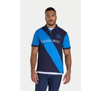 Raging Bull Men's Diagonal Stripe Jersey Polo | Size: Large raging bull Multicolor L