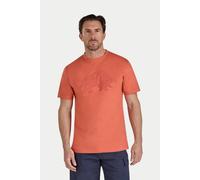 Raging Bull Men's Flock Union Jack Bull T-Shirt in Orange | Size: XL raging bull Orange XL