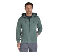 Raging Bull Mens Garment Dyed Full Zip Hoodie - Khaki Green - 3XL - Khaki Green - 100% Mixed