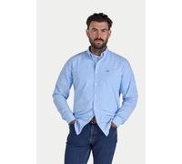 Raging Bull Men's Long Sleeve Classic Gingham Shirt in Light Blue | Size: Large raging bull Light Blue L