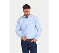 Raging Bull Men's Long Sleeve Classic Oxford Shirt in Light Blue | Size: 6XL raging bull Light Blue 6XL
