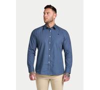 Raging Bull Men's Long Sleeve Dotty Print Cotton Shirt in Navy | Size: XL raging bull Navy XL