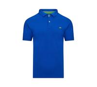 Raging Bull Men's Organic Cotton Embroidered Logo Collared Short-Sleeved Polo Shirt Cobalt Blue 5XL