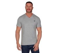 Raging Bull Mens Organic V Neck Classic T-Shirt (5XL) (Grey Marl)