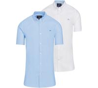 Raging Bull Multipack Classic Short Sleeve Mens Oxford Shirt - - Size: 5XL