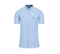 Raging Bull Short Sleeve Classic Linen Shirt Sky Blue