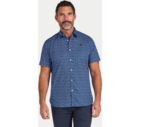 Raging Bull Short Sleeve Flower Bud Cotton Poplin Mens Shirt - - Size: 3XL