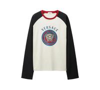 Raglan Crewneck T-shirt - male - Versace - Long Sleeve T-Shirts - Multicolor - M - Tops M