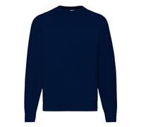 Raglan Sleeve Belcoro Sweatshirt Fruit Of The Loom Mid Navy M