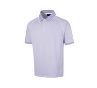 Raglan Sleeve Stretch Golf Polo Shirt Island Green Lilac M