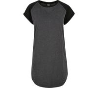 Raglan t-shirt dress for women Urban Classics Contrast Marron XS