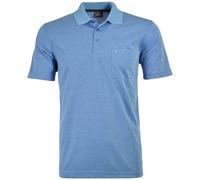 Ragman men Polo shirt, fine-liner - blue -