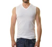 Ragman Men's Bodywear V-Neck T-Shirt 2 Pack - White - Large