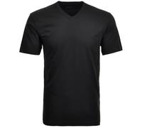 RAGMAN Men's Double Pack 2 V-Neck T-Shirts, Black, 5XL
