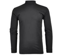 Ragman men's long sleeve shirt with stand-up collar - Black - 62