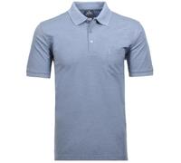 Ragman Men's Polo Shirt Denim Blue Size L