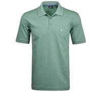 RAGMAN men's soft knit polo with breast pocket, short sleeve 3XL, mint-385