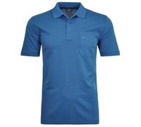 Ragman Men's Soft Knit Polo with Breast Pocket, Short Sleeve XXL, blue-melange-765