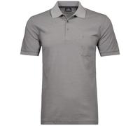 RAGMAN Men's soft knit polo with breast pocket, short sleeve XXL, light beige-846