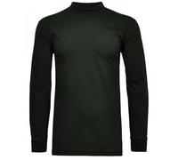 RAGMAN Men's stand-up collar shirt long sleeve 3XL, dark green-386