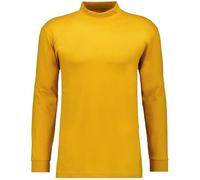Ragman Men's Stand-up Collar Shirt Long Sleeve XL, mustard-536 Yellow