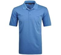 Ragman Short Sleeved Polo Shirt Blue Size XXL