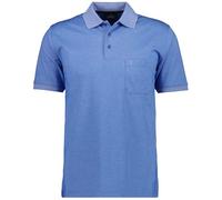 Ragman Short Sleeved Polo Shirt Dark Blue Size M