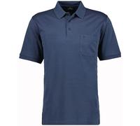 Ragman Short Sleeved Polo Shirt Dark Blue Size XXXL