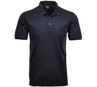 Ragman Short Sleeved Polo Shirt Navy Blue Size L