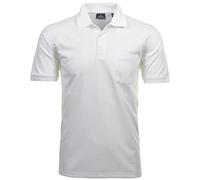 Ragman Short Sleeved Polo Shirt White Size XXL
