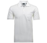 Ragman Short Sleeved Polo Shirt White Size XXL