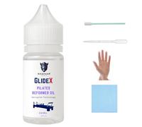 Ragnar GlideX Pilates Reformer Lubricant Oil - 30 ml Nanoglide Aerospace-Grade Nano-Particle Formula with Full Application Kit (Gloves, Precision Applicator, Cloth & Foam Swab) Non Toxic - Made in UK