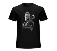 Ragnar Lothbrok T-Shirt Unisex Gift Men's Black Tees M
