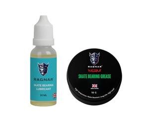 Ragnar Valhax Skate Bearing Lube Kit | Bearing Oil (10 ml), Skate Bearing Grease (10 g), Smooth Speed & Long-Life Protection
