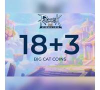 Ragnarok M Eternal Love - 18+3 Big Cat Coins Direct Top-Up - GLOBAL