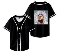 Rag'n'Bone Man Merch What Do You Believe Baseball Jacket Merch Jackets Unisex Fashion Casual Short Sleeve Clothing (Black,XL)