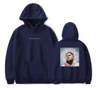 Rag'n'Bone Man Merch What Do You Believe in Album Hoodie Unisex Fashion Long Sleeve Pullover (Navy,L)