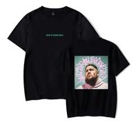 Rag'n'Bone Man Merch What Do You Believe in Album T-Shirt for Men and Women Short-Sleeved Top (Black,L)