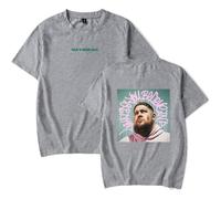 Rag'n'Bone Man Merch What Do You Believe in Album T-Shirt for Men and Women Short-Sleeved Top (Grey,XXS)