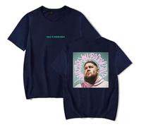 Rag'n'Bone Man Merch What Do You Believe in Album T-Shirt for Men and Women Short-Sleeved Top (Navy,4XL)