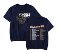 Rag'n'Bone Man Merch What Do You Believe in Album T-Shirt Unisex Fashion Short Sleeve Top (Navy,XS)
